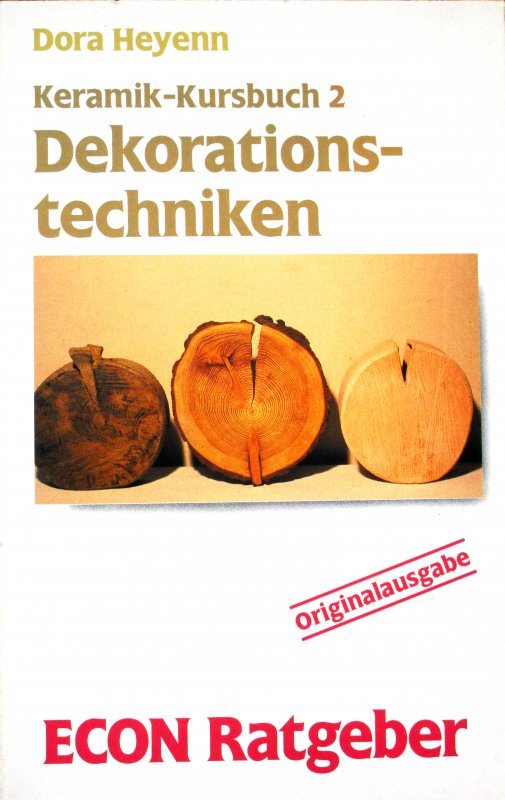 Keramik-Kursbuch 2  "Dekorationstechniken", signiert